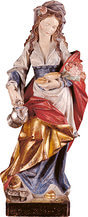 Santa Elisabetta con rose