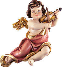 Putto mariano con violino