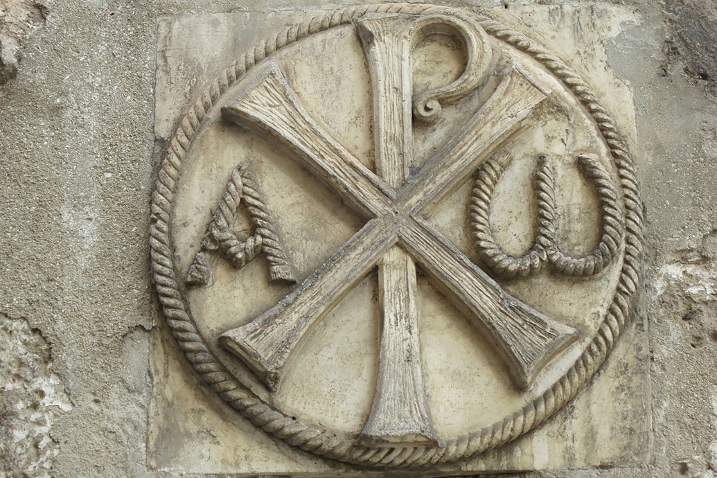 PX (Christusmonogramm) als christliches Symbol