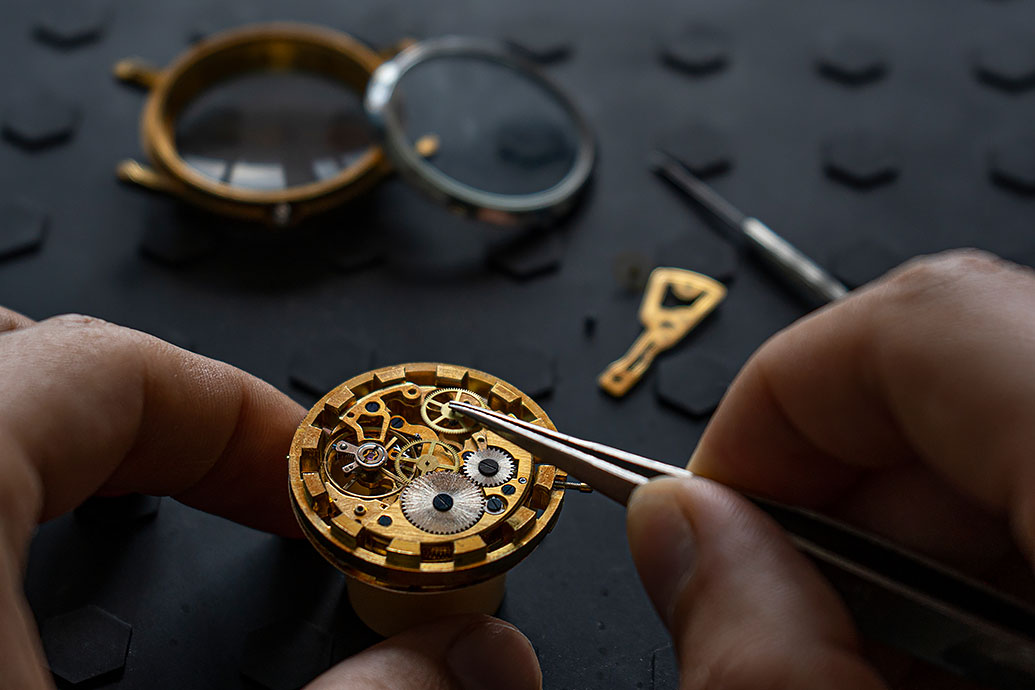 Watchmaker at work