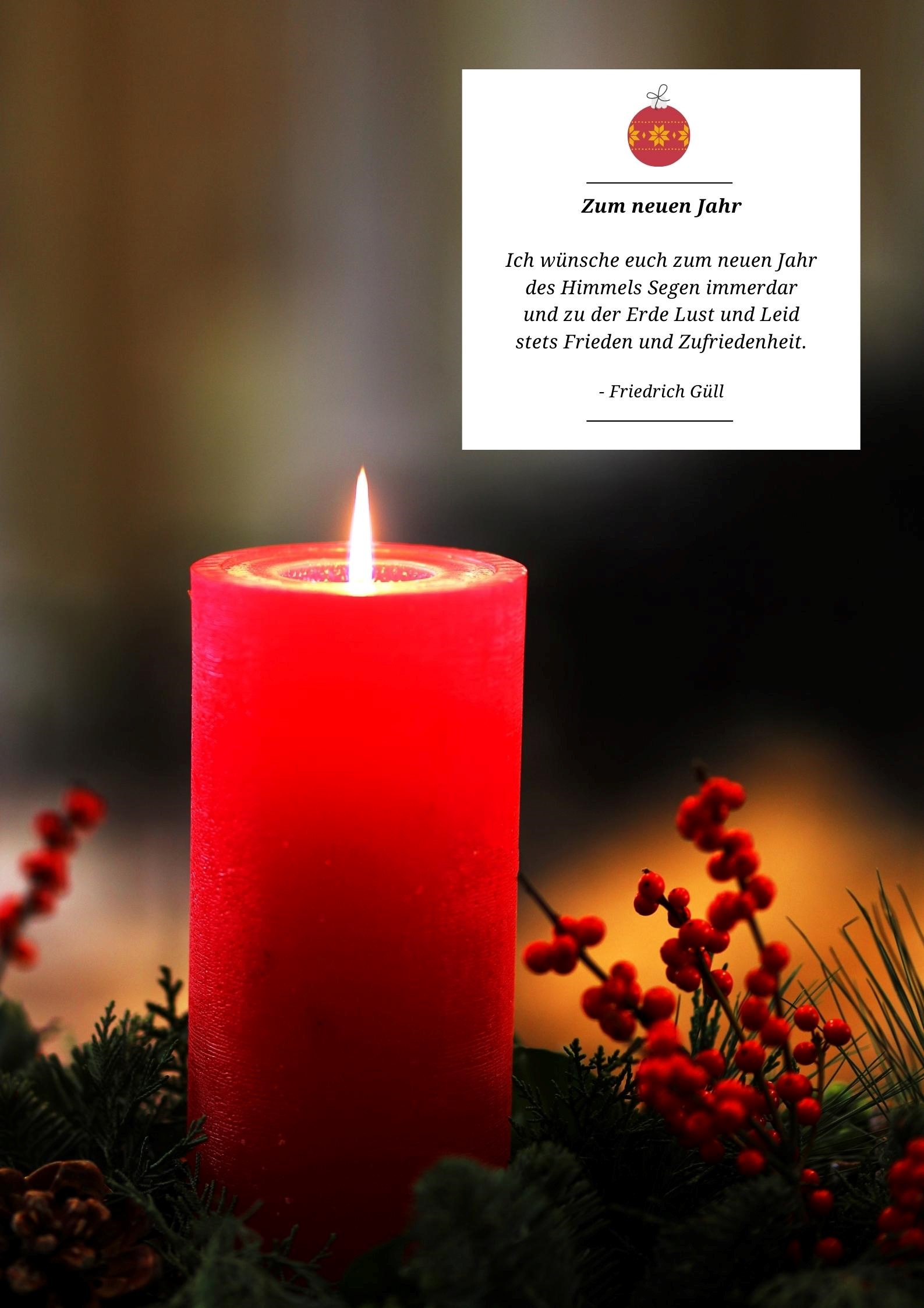 Gedicht auf einem Adventmotiv