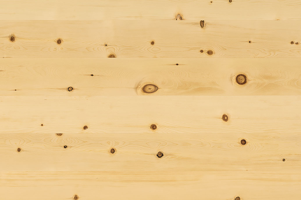 Maserung und Aussehen von Zirbenholz