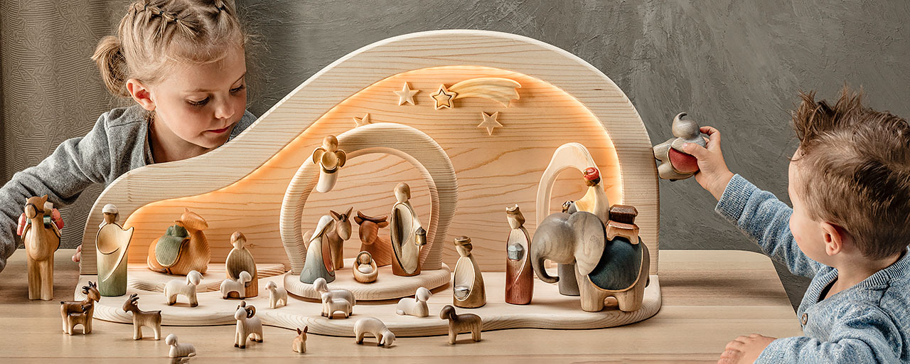 Fairy-Tale nativity scene for children