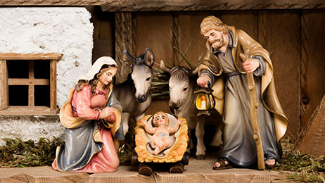 Tirolese nativity scene