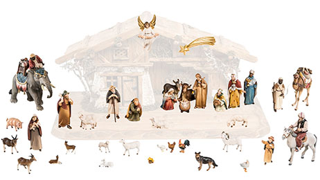 Lignoma alpine nativity scene