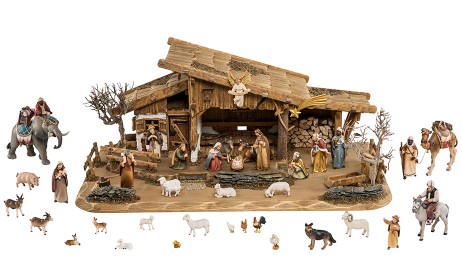 Lignoma alpine nativity scene