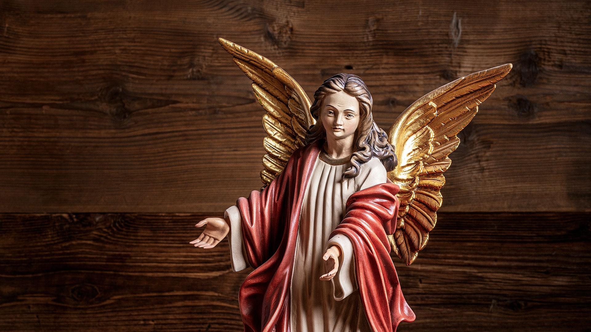 Angeli custode in legno in vendita online