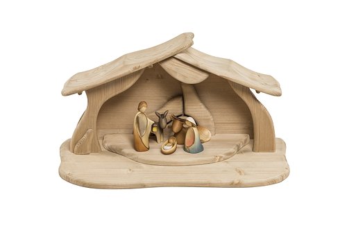 Set 5 pieces with Nativity Stable "Alpina" 