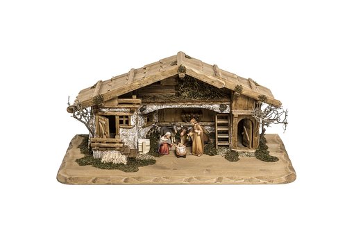 Set 5 pieces with Nativity Stable Duleda