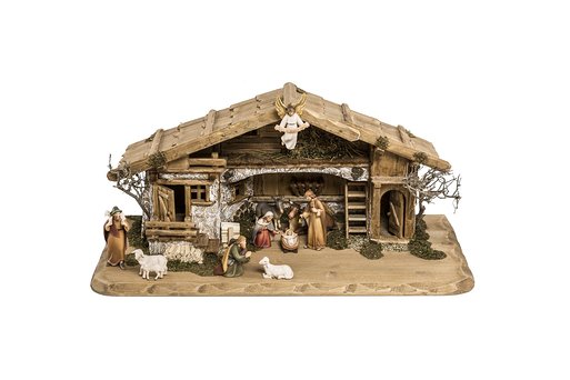 Set 10 pieces with Nativity Stable Duleda