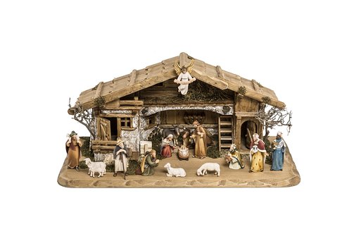 Set 15 pieces with Nativity Stable Duleda