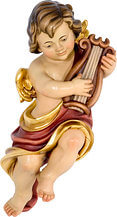Putto musicante con lira Putto musicante con lira