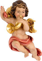 Baroque Putto with French Horn