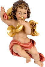 Putto barocco con corno