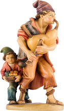 Shepherd with Child and Bagpipes