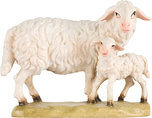 Standing Sheep with Lamb