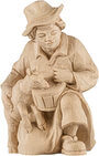 Kneeling Shepherd with Goat