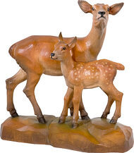 Hind with Fawn