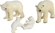 Gruppe mit 4 Eisbären