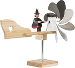 Whirligig mini with witch