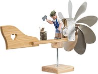 Whirligig small with lumberjack