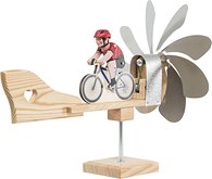 Whirligig small with biker