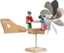 Whirligig small double with Tyrolean and woman