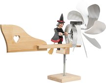 Whirligig with witch