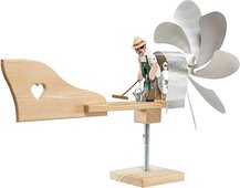 Whirligig with gardener