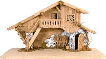 Nativity Stable Boè with Stairway