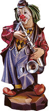 Clown saxophonist