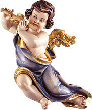 Marian cherub with flute