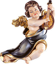 Marian cherub with mandolin