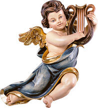 Marian cherub with lyre