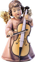 "Sissi" angel with cello