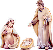 Holy family with crib