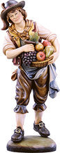 Man with fruit-basket