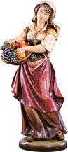 Woman with fruit-basket