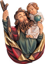 Saint Christopher (half length portrait)