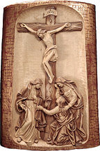 Relief cruzifixion group