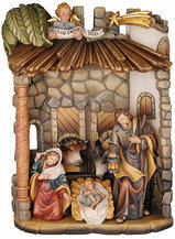 Romantic shed with Holy Family