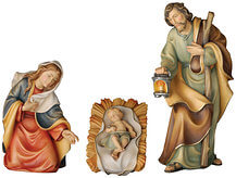 Sacra famiglia del presepio della pace