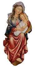 Mary sitting with child (Flight to Egypt)