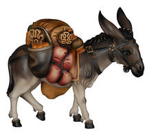 Donkey with baggage (Flight to Egypt)