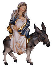 Pregnant Mary on donkey (Search for an inn)