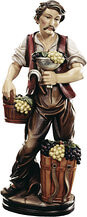 Boy with grapes