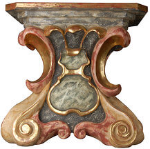 Pedestal baroque high