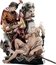 Saint Martin on horse