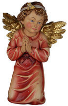Genuflected angel praying