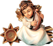 Angel with star and harp